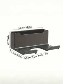 1 件壁挂式吹风机支架、储物架、免提吹风机挂架 - 浴室吹风机储物架 - 适合所有浴室类型 - 保持吹风机整洁且易于取用 - 送给房主的绝佳礼物