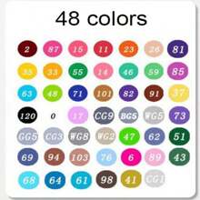 120 Colores Marcadores de doble punta, suministros de arte para estudiantes Marcadores de acuarela, Pinceles de dibujo de arte fino a base de aceite, Bolígrafos para pintar graffiti y bocetos, Lápices de colores de doble punta a base de agua, de vuelta a la escuela