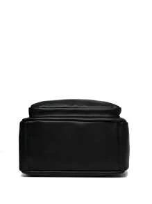 Fashionable Multi-Function Backpack For Women, Korean Style Versatile Soft Leather Shoulder/Crossbody Bag, Large Capacity Female Backpack, 2025 New - Black - View 8