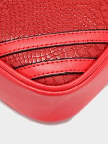 Tote&Carry Make Up Bag, UnisexLucious Snakeskin Toiletry Hygiene Fashion Bag Accessory For Travel, Make Up Bag