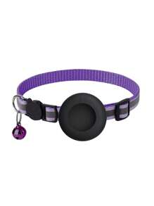 1 件/2 件宠物项圈适用于 Airtag 追踪器保护套，防丢失宠物定位项圈，多色可选猫项圈 - 彩色 - 查看 11