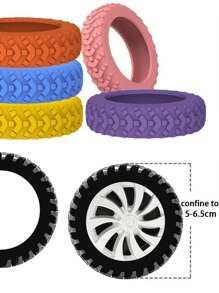 20/16/8/1pc Luggage Spinner Wheel Covers, Portable Luggage Wheel Protectors, Colourful Silicone Luggage Wheel Covers For 8 Wheel Spinner Luggage Sets, Office Wheelchair Noise Reducing Wheel Covers, Anti Abrasion, Anti Noise Luggage Covers, Luggage Protectors , Holiday Travel Essentials , Travel Accessories, Hand Carrying Luggage Wheel Covers For Most Wheeled Luggage Sets. - Multicolor - View 12