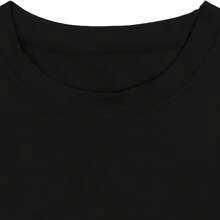 Cruise Mode On Making Memories Together Family Cruise T-Shirt Women's Plus Size Graphic Tee - 黑色 - 查看 6