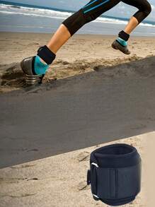 2pcs Set Adjustable 250g Weighted Wrist/Ankle Straps For Fitness, Dance, Running - Multifunctional Polyester Sports Weights With Steel Ball Filling - Unisex Gym Accessories - Multicolor - View 8