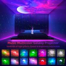 GALAXY ASTRONAUT PROYECTOR – LUZ LED 360° + BLUETOOTH + CONTROL REMOTO - Blanco - Ver 6