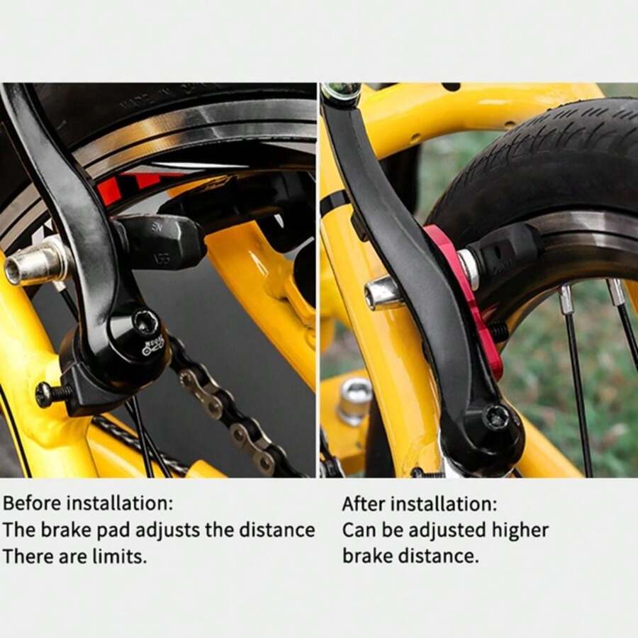Vusddy 1 Paio di Freni Idraulici per Biciclette, Freni A Disco