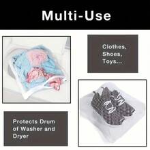 Sports Shoe Drying Bag, Durable Shoe Washing Bag, Laundry Bag With Elastic Cord, Sports Shoe Laundry Bag, Sports Shoe Laundry Bag, Washing Machine Drying Bag, Shoes, Clothing, Laundry And Commercial Use - 樣式1 - 查看 5
