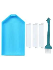 DIY Diamond Painting Tool Organizer Kit, 3 Compartments For 5D Diamond Painting Tool Storage Arts & Crafts