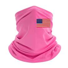 5 件/2 件/1 件美国国旗印花颈套脸部服装颈套面罩围巾防晒透气头巾透气防晒防风适用于滑雪钓鱼徒步骑行春夏季 - 彩色 - 查看 16