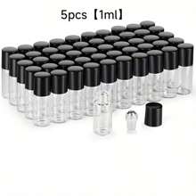 1ml/2ml/3ml 玻璃滾珠瓶，香水/精油試用小瓶，透明玻璃瓶，適用於工作、旅行及其他場合，噴霧瓶，迷你香水 - 彩色 - 查看 19
