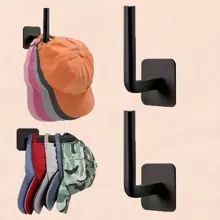 1/2/3/4pcs Multifunctional Adhesive Hook - Space Saving, No Drill, For Hanging Keys, Hats, Towels - Versatile Organizer For Home, Dorm, Bathroom, Bedroom