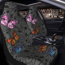 1pc Fantasy Butterfly Car Seat Cover (Front Single Seat) - one-size - View 7