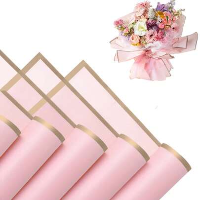 MEHELANY 20/10/5/1张/包 花卉包装纸 - 防水花束包装纸，适用于情人节、DIY手工制作、花卉用品、婚礼、生日礼物包装、礼品包装、花束包装、DIY插花、母亲节、生日、婚礼、毕业典礼和周年纪念日