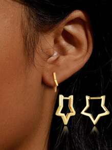 1 对精致环形耳环女士珠宝女士 S925 纯银华丽锆石环形耳环精美珠宝礼物订婚礼物