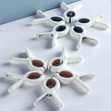 Pinzas de lavandería sin daños, pinzas de tender ropa de uso pesado antideslizantes, pinzas multiusos para tender ropa y ropa de cama - 1 pieza-multicolor - Ver 4