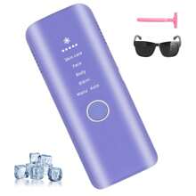 At-Home IPL Laser Hair Removal Device For Women & Men - 999,900 Flashes, 9 Energy Levels, Full Body Use (Face, Bikini, Armpit, Leg), Includes Razors & Sunglasses, Permanent Hair Reduction - 美規A型插(110-127V) - 查看 9