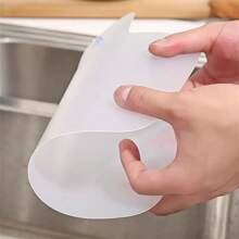 1/2pcs Large Kitchen Sink Guard Splash Cover, Waterproof And Oil-Proof Board With Suction Cups, Easy To Clean - Multicolor - View 5