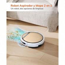 ILIFE V5s Plus Robot Aspirador y Mopa Combo, Funciona con 2.4G Wi-Fi/App/Alexa, Robot Aspirador Automático Autocargable, Delgado y Silencioso (V5s Pro Upgrade) - Tipo de Enchufe A USA (110-127V) - Ver 3