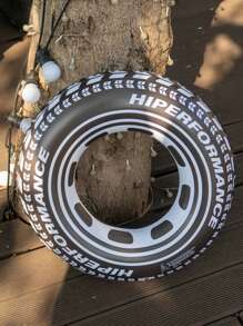 1 pezzo Enorme anello da nuoto gonfiabile per adulti, accessorio per feste in piscina estive, forniture per feste di compleanno per adulti, decorazione per feste in piscina a tema gare di camion