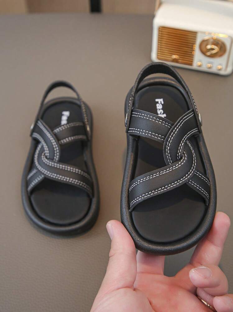 Dép sandal La Mã bằng da PU Unisex mùa hè 2025 có thiết kế quai sau, mềm mại & thoáng khí, đế nhẹ chống trượt để bảo vệ bàn chân - Nhiều màu - Xem 4