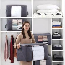 3 Pack Clothes Storage Bag Organizer - 深灰色 - 查看 2