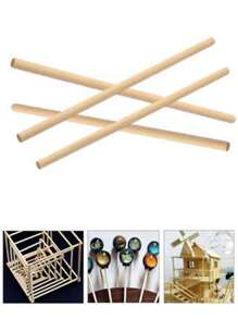 Natural Wood Craft Sticks #50pcs For Diy Handmade Projects, Birch Wood Popsicle Sticks