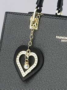 Solidna kwadratowa torba typu tote, klasyczna modna torba na ramię, damska torba dojazdowa z teksturą, duża pojemność torebki, torebka biurowa dla kobiet