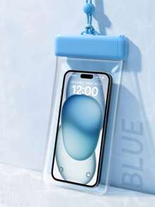 1pc Waterproof Phone Bag, Touchscreen, Suitable For Swimming, Rafting, Delivery, Waterproof Seal, Fits Phones Up To 7.2 Inches