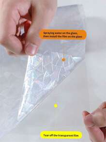 1 Cuộn Phim Cửa Sổ Chặn Tia UV, Phim Dán Cửa Sổ Bằng Nhựa Vinyl Mờ Tĩnh Điện Cho Phòng Tắm, Trang Trí Nhà Cửa, Kiểm Soát Nhiệt, Bảo Vệ Sự Riêng Tư, Chống Chói, Chống Vỡ, Nhiều Kích Cỡ, Dễ Lắp Đặt, Không Dính - Nhiều màu - Xem 11