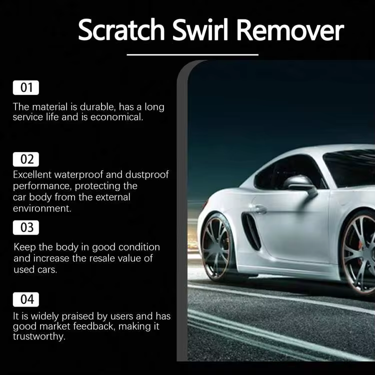 Car Scratch Repair Paste, Paint Scratch Abrasion Repair, Polishing Maintenance Coating Paste - Multicolor - View 6