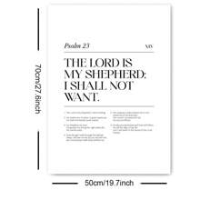 Bộ 3 bức tranh vải canvas in hình Chúa Jesus không khung, trích dẫn lời cầu nguyện của Cơ đốc giáo, tranh nghệ thuật tối giản treo tường cho ký túc xá, căn hộ, phòng ngủ, phòng khách, trang trí nhà hiện đại - Nhiều màu - Xem 10
