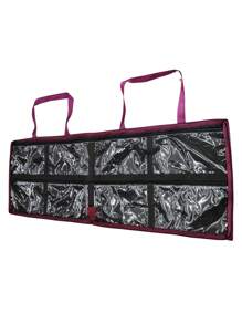 Bolsa Pasta Multiuso Porta Esmaltes Maquiagem Manicure Maquiadora até 120 frascos sem bolsão interno Nacional Estampada Exclusiva