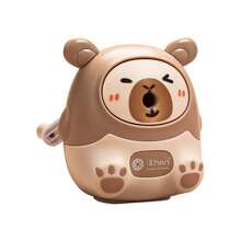 1pc Capybara Shaped Sharpener, Cute & Cartoonish, Multipurpose & Easy To Use Student Pencil Sharpener, Thick Material Durable Anti-Drop Alloy Blade, Suitable For Various Pencil Sizes Back To School