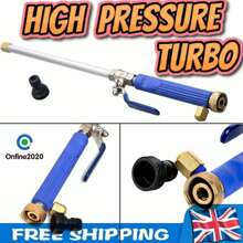 NetHong High Pressure Power Washer Spray Nozzle Garden Car Water Hose Wand Attachment - Blue - View 1