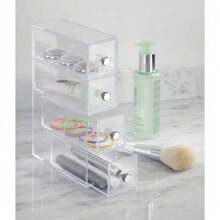 Transparent 4-Drawer Tower, Efficient Organization, Transparent Design, Suitable For A Variety Of Storage Needs