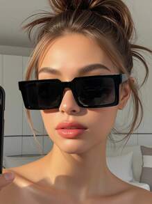 1 Pair Unisex Bohemian Style Fashion Sunglasses, Suitable For Sports, Travel, Beach, Driving, UV Protection, Outdoor, Holiday, Street, Fishing, Golf, Party, Sun Protection