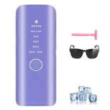 At-Home IPL Laser Hair Removal Device For Women & Men - 999,900 Flashes, 9 Energy Levels, Full Body Use (Face, Bikini, Armpit, Leg), Includes Razors & Sunglasses, Permanent Hair Reduction - 美規A型插(110-127V) - 查看 8