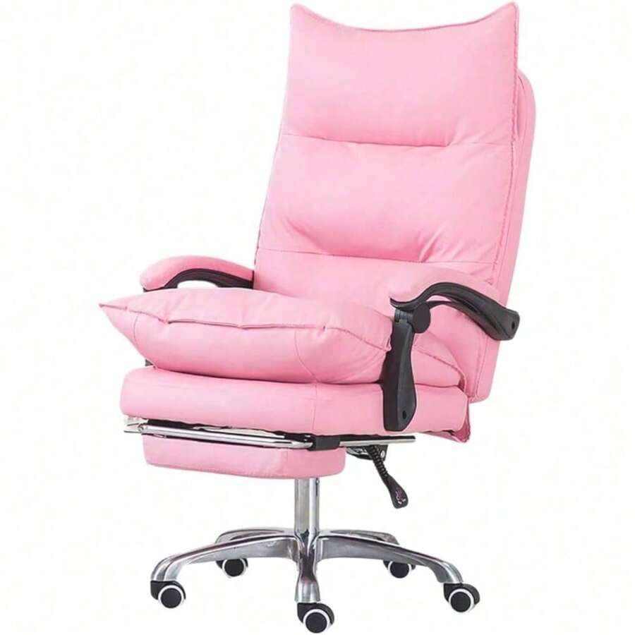 Silla de Piel Sintética Nappa (Rosa) - Rosa - Ver 1