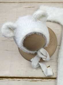 2 szt./zestaw noworodkowego stroju do fotografii, rekwizyty do sesji zdjęciowej dla niemowląt, ubrania w stylu niedźwiedzia, pamiątkowe akcesoria do zdjęć, baby shower, prezenty wielkanocne, rzeczy dla dziewczynek/chłopców