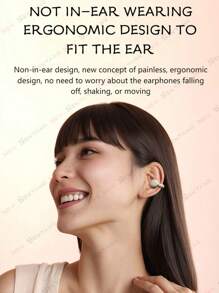 NEW SENYANG Forest Yang 新款无线夹式运动耳机，支持音乐、免提通话、视频播放，舒适的 TWS 真无线耳机，支持杜比低音立体声和高清通话，适用于安卓和 iOS 手机，也可用于游戏、情侣和商务场合。 - 均碼 - 查看 5