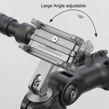 1pc 360° Rotatable Bicycle Phone Holder Motorcycle Electric Bike Handlebar Phone Mount Anti-Shake Navigation Bracket - Multicolor - View 6