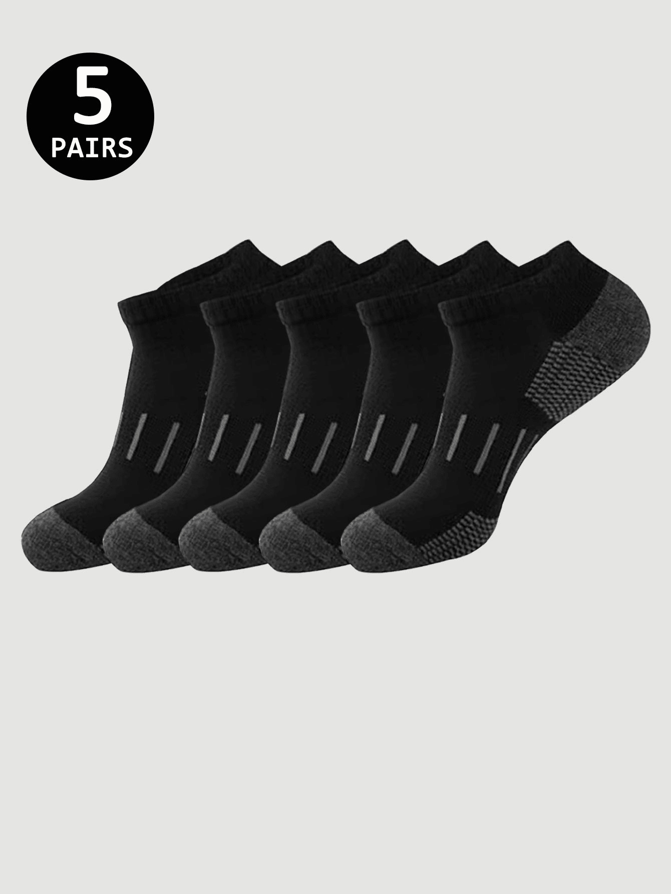 5/10/20 双装户外运动袜，男士袜子，跑步袜 - 彩色 - 查看 8