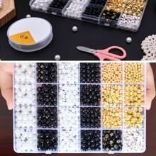 1pc DIY Pearl Letter Bead Mixed Beads Bracelet Jewelry Making Kit - Multicolor - View 4