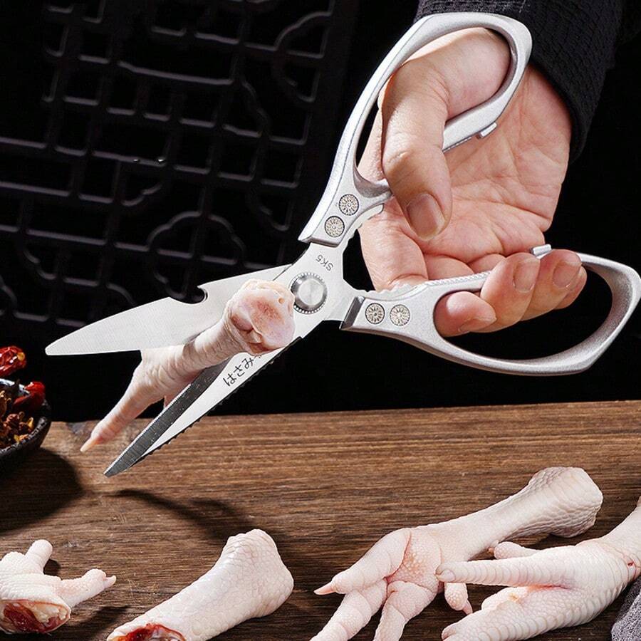 Küchenschere aus Edelstahl, Koscherschere für Hühnchen, Geflügel ...