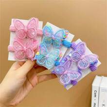 2 pièces/Set Bandeaux papillon mignons pour filles, accessoires cheveux mode, cadeau idéal