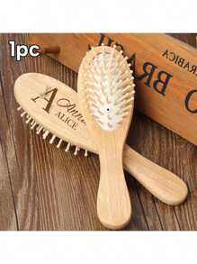 1pc Personalized Baby Brush And Comb Set,Custom Name Baby Hairbrush,Wooden Engraved Infant Hair Brush,Baby Hair Brush Infant Head Massager,For Newborn Hair Brush Baby Shower Personalized Gifts Baby Brush Set | Personalized Wooden Brush | Newborn Girl Essentials Personalized Wooden Baby Hair Brush And Comb Set 3 Pieces- Natural Goat Hair Brush For Newborn, Gentle For Infant Scalp, Personalized Newborn Brush And Comb Setwinter Eve Gifts Back To School Winter Gift Ideas Boy Girl Valentine's Day Multi-Functional,Ornamental Exquisite,Stylish,Baby Fashion,Tidy,Colorful,Modern,Cute Kawaii Adorable Custom,Unique Treasurefinds,Baby Gifts,Cutebaby,Toddler Fashion Ideal Gifts For Him Family,Friends,Daughter,Son,Her For Children's Day,Multi-Functional,Ornamental,Letter,Stylish,Modern,Colorful,Cute,Adorable,Casual,Custom,Personalised,Unique,Customized,Ideal Gifts For Him,Ideal Gifts For Her,Customized Kids Growth Souvenirs,Warm Ambience - Style 2 - View 13