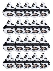 5/10/20/30/50/100个装三角绒化妆海绵，柔软绒面材质，专为修容、眼部和面部轮廓设计，适合所有肤质。化妆配件，化妆海绵，价格实惠，可用于房间装饰、梳妆台、旅行、卧室等。圣诞礼物，化妆工具，超值女士礼物，赠品，旅行必备，物美价廉。 - 彩色 - 查看 16