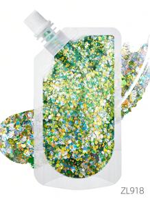 1入 節慶慶典身體亮粉 - 全息亮粉節慶彩妝臉部美人魚亮粉粉末閃光凝膠 - 適合DIY臉部閃亮彩妝。節慶配件、生日派對、慶祝禮物。 - 彩色 - 查看 8