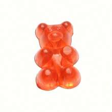 50/100/200pcs Acrylic Gummy Bear Beads, Vibrant Mixed Colors, Glossy Transparent Spacer Beads Suitable For DIY Jewelry Making, 11x16mm - Variety Of Clear Colors, Ideal For DIY Bracelets And Jewelry