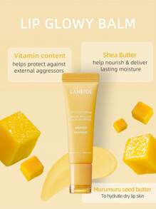 Laneige K-Beauty 10g 亮唇膏唇部精华，保湿，光泽，轻盈，滋润和染色，含乳木果油，适合干燥嘴唇，韩式彩妆，芒果 - Mango - 查看 4